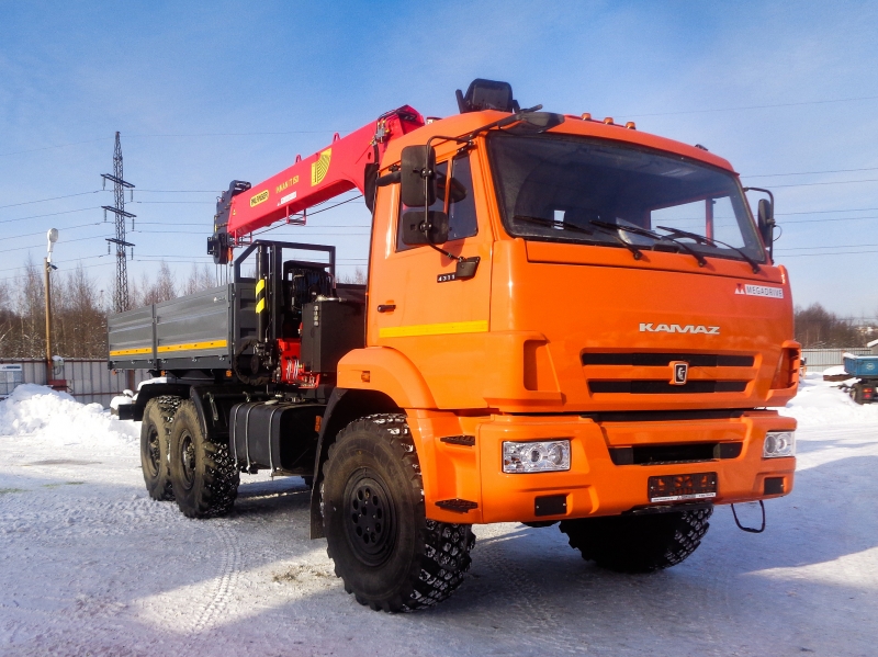 Манипулятор INMAN IT150 на шасси КАМАЗ 43118 Манипулятор INMAN IT150 на шасси КАМАЗ 43118