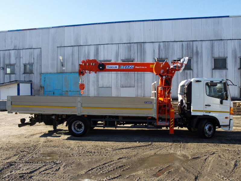 Манипулятор KANGLIM 1256G-II на шасси HINO 500 STA Манипулятор KANGLIM 1256G-II на шасси HINO 500 STA