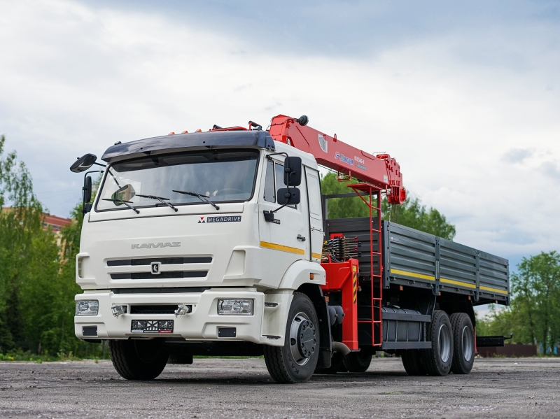 Манипулятор KANGLIM 1256G-II на шасси КАМАЗ 65117 Манипулятор KANGLIM 1256G-II на шасси КАМАЗ 65117