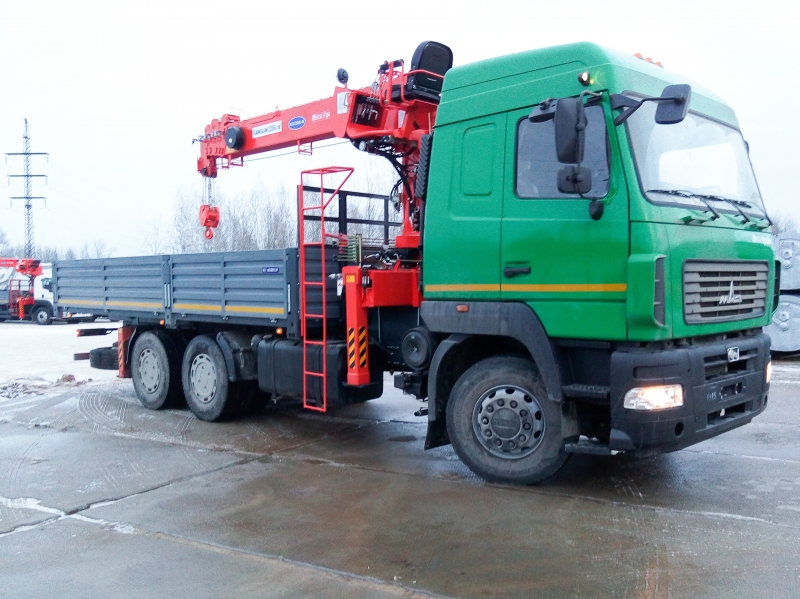 Манипулятор KANGLIM 1256G-II на шасси МАЗ 6312 Манипулятор KANGLIM 1256G-II на шасси МАЗ 6312