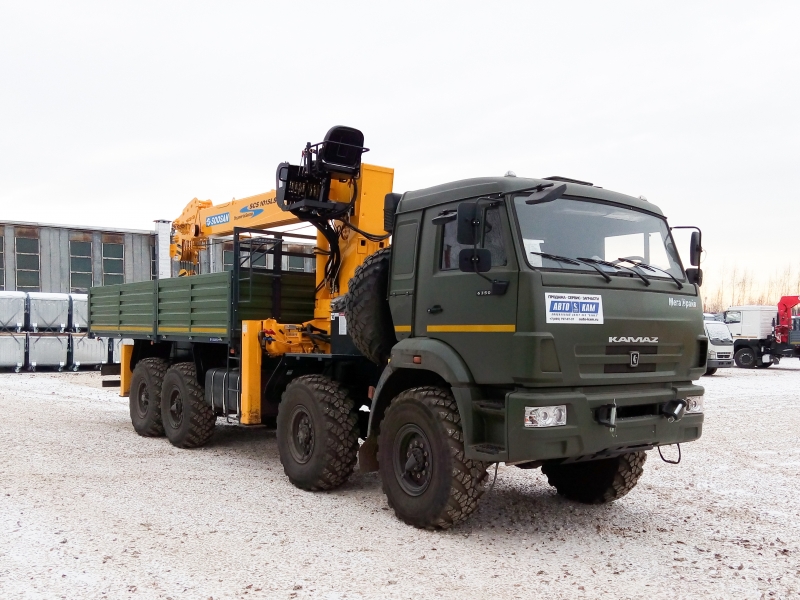 Манипулятор SOOSAN SCS 1015LS на шасси КАМАЗ 63501 Манипулятор SOOSAN SCS 1015LS на шасси КАМАЗ 63501