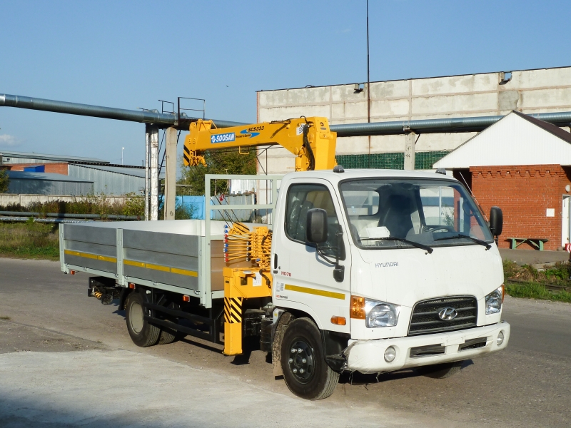 Манипулятор SOOSAN SCS333 на шасси HYUNDAI HD 78 Манипулятор SOOSAN SCS333 на шасси HYUNDAI HD 78