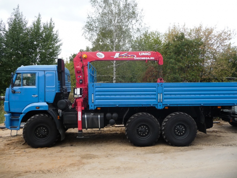 Манипулятор UNIC UR-V503 на шасси КАМАЗ 43118 Манипулятор UNIC UR-V503 на шасси КАМАЗ 43118