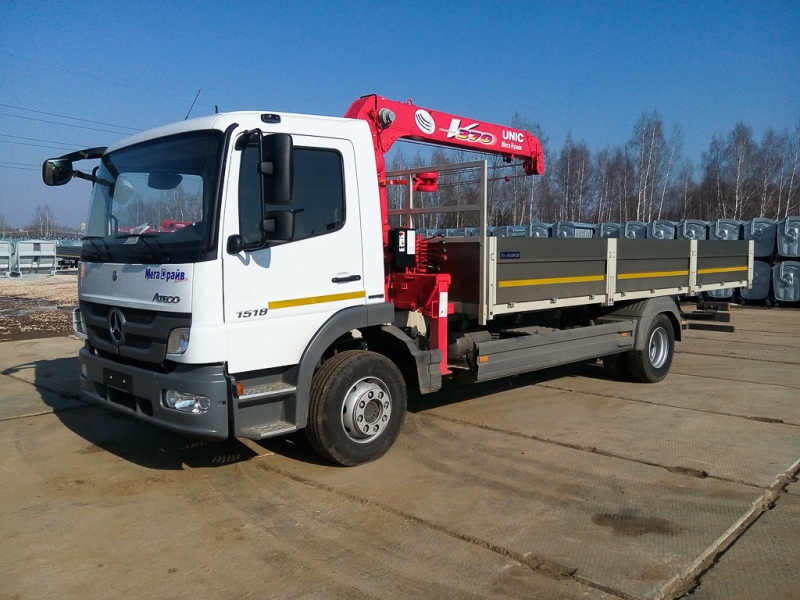 Манипулятор UNIC URV-373 на шасси MERCEDES-BENZ Atego 1518L Манипулятор UNIC URV-373 на шасси MERCEDES-BENZ Atego 1518L