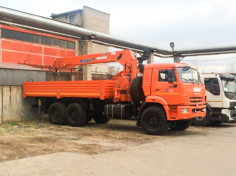 Манипулятор XCMG SQS 157 на шасси КАМАЗ 43118 Манипулятор XCMG SQS 157 на шасси КАМАЗ 43118