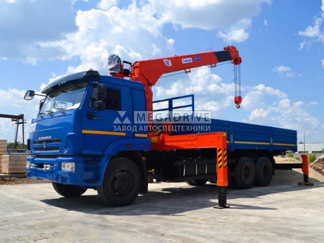 Манипулятор KANGLIM 1256G-II на шасси КАМАЗ 65117 Манипулятор KANGLIM 1256G-II на шасси КАМАЗ 65117