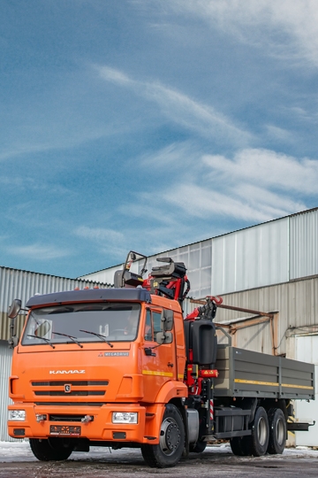 Манипулятор Fassi F245 на шасси КАМАЗ-65115