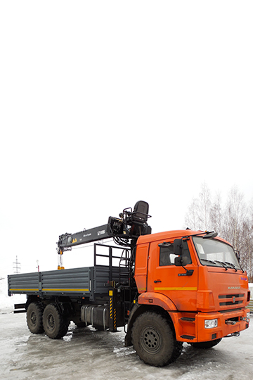 Манипулятор HIAB 160 Т-6 на шасси КАМАЗ 43118
