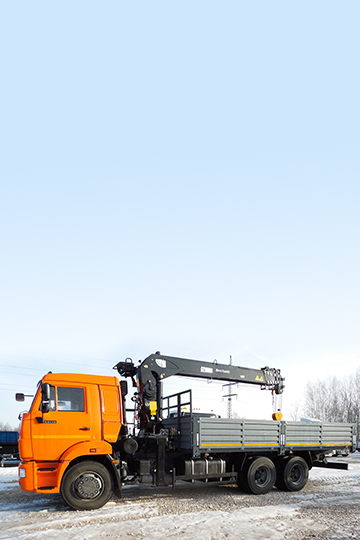 Манипулятор Hiab 160 T на шасси КАМАЗ 65115