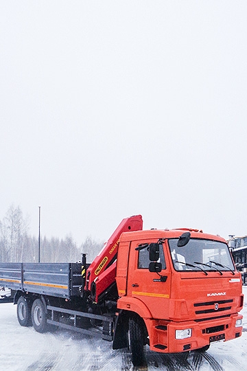 Манипулятор Inman IM 150N на шасси КАМАЗ 65115