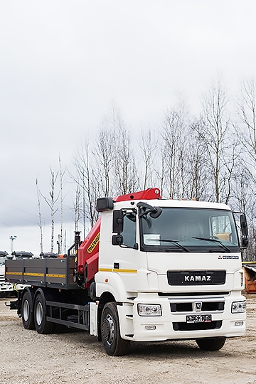 Манипулятор Inman IM320 на шасси КАМАЗ-65207