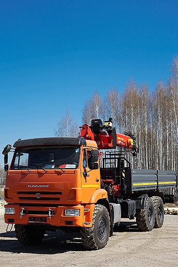 Манипулятор INMAN IT-150 на шасси КАМАЗ-43118