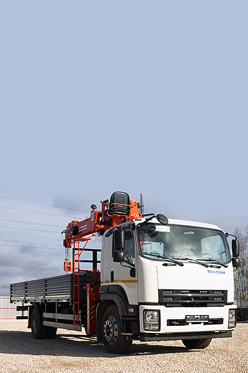 Манипулятор KANGLIM 1256G-II на шасси ISUZU FVR34Q