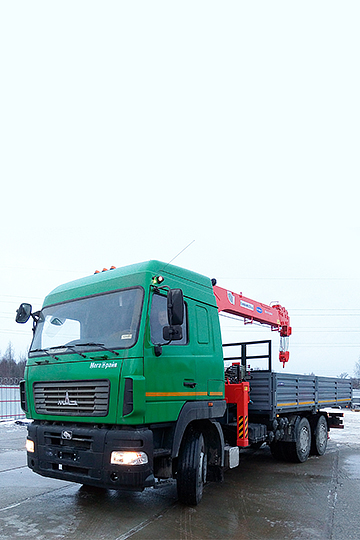 Манипулятор KANGLIM 1256G-II на шасси МАЗ 6312