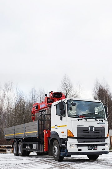 Манипулятор Kanglim KS-1256-G2 на шасси HINO 700