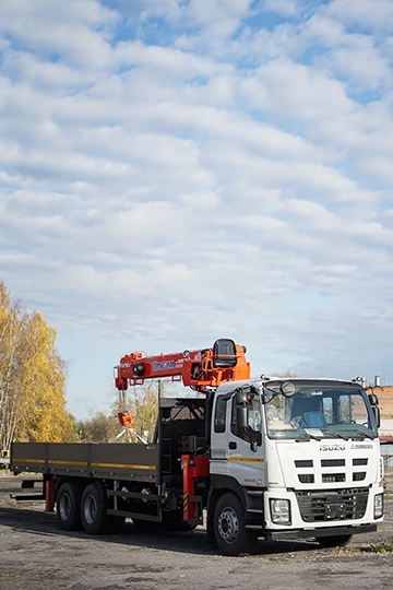 Манипулятор Kanglim KS-1256 G2 на шасси Isuzu Giga