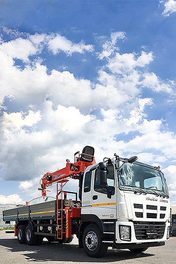 Манипулятор Kanglim KS1256 GII на шасси Isuzu Giga