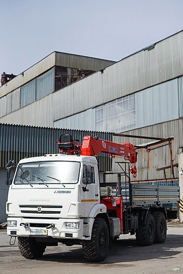 Манипулятор Kanglim KS1256 GII на шасси КАМАЗ 43118