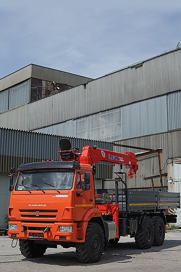 Манипулятор Kanglim KS1256-GIII на шасси КАМАЗ 43118