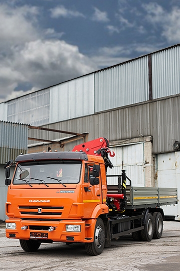 Манипулятор Palfinger IM320 на шасси КАМАЗ-65115