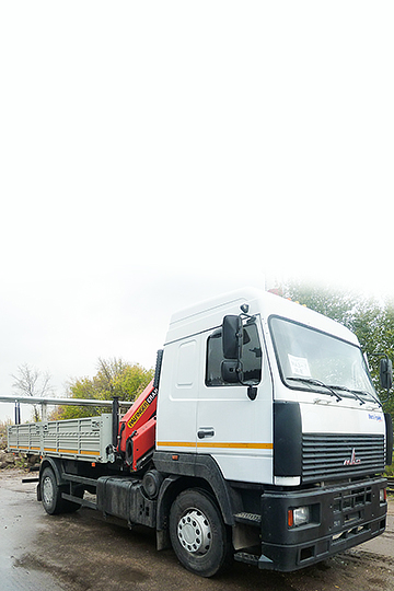 Манипулятор PALFINGER PK15500A на шасси МАЗ 5340А5