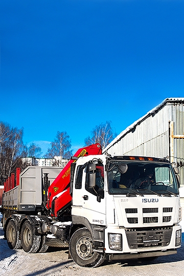Манипулятор PALFINGER PK23500 C на шасси Isuzu Giga