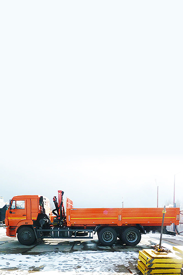 Манипулятор PALFINGER PK8500А на шасси КАМАЗ 65115