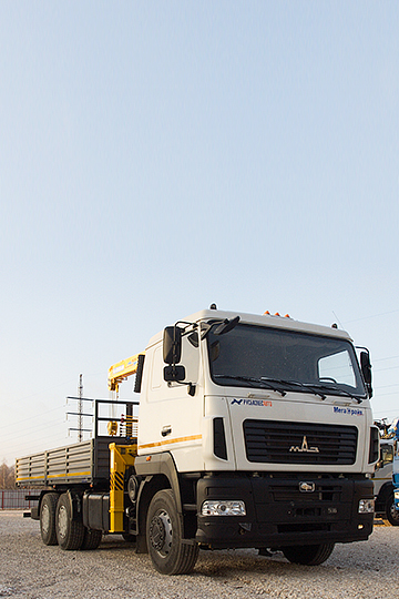 Манипулятор SOOSAN SCS513 на шасси МАЗ 6312В5