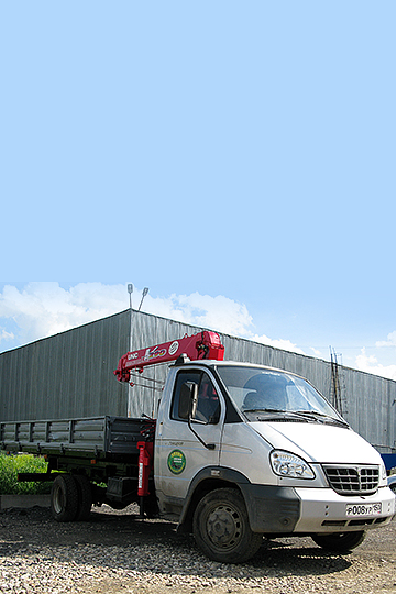 Манипулятор UNIC UR-V293 на шасси ГАЗ 33104 / 331063 (Валдай)
