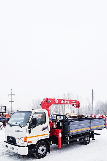Манипулятор UNIC URV 374 на шасси Hyundai HD-78