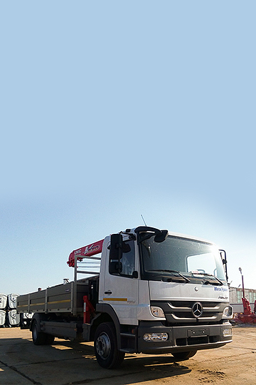 Манипулятор UNIC URV 374 на шасси MERCEDES-BENZ MB Atego 1518L