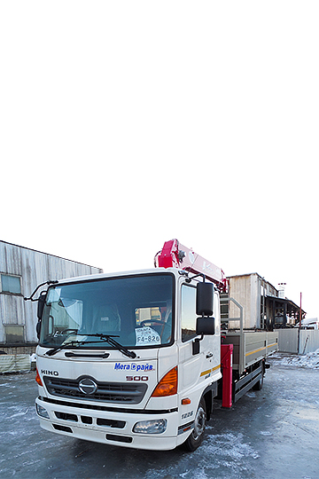 Манипулятор UNIC URV-505 на шасси HINO 500 MTA