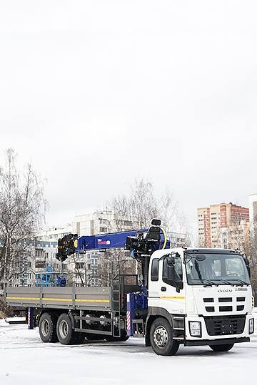 Манипулятор DY SS2725LB на шасси Isuzu Giga
