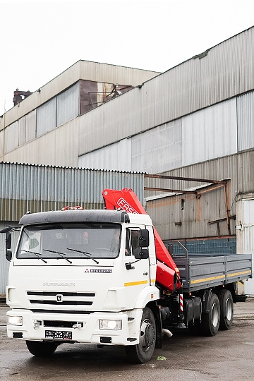 Манипулятор Fassi F215A на шасси КАМАЗ 65115