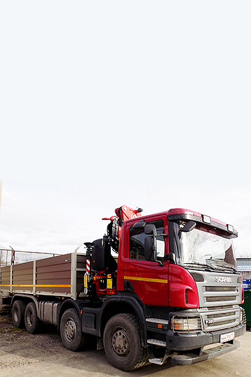 Манипулятор Fassi F215A на шасси Scania P8X400