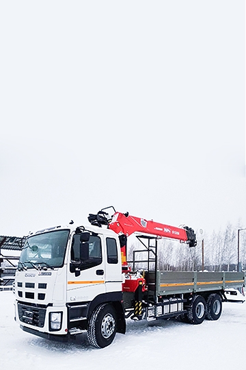Манипулятор FASSI MVF S 1556 на шасси ISUZU GIGA 