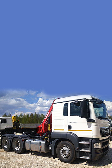 Манипулятор FERRARI 717 на шасси MAN T65