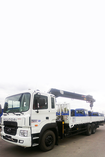 Манипулятор Hiab T190 на шасси Hyundai HD-250