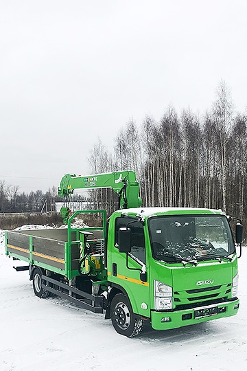 Манипулятор HKTC HLC-3015S на шасси Isuzu ELF