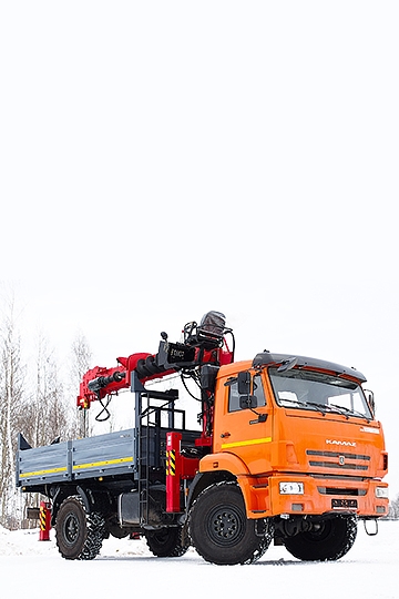 Манипулятор HOTOMI AUGER JN 1036 на шасси КАМАЗ 43502