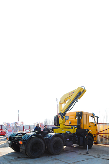 Манипулятор HYVA HB150 E2 на шасси КАМАЗ 65116