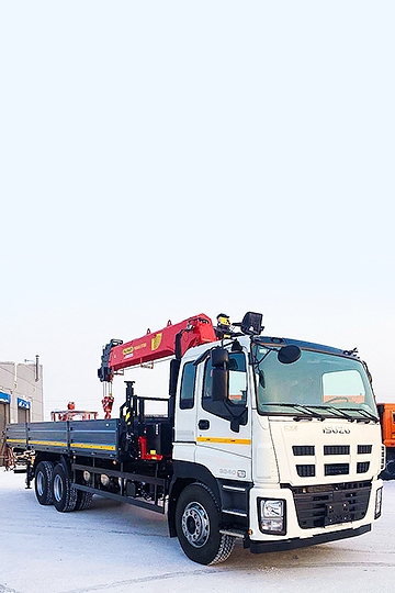 Манипулятор Inman IT 180 на шасси Isuzu Giga