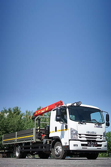 Манипулятор INMAN IT120 на шасси Isuzu Forward