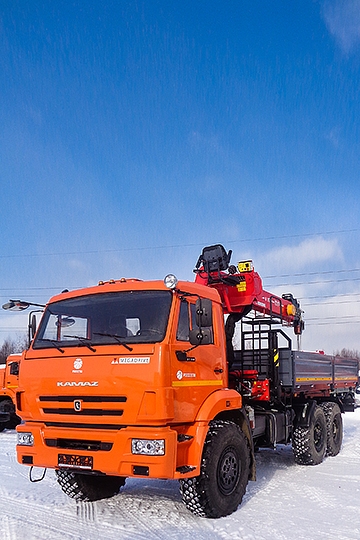 Манипулятор Инман ИТ150 на шасси КАМАЗ-43118