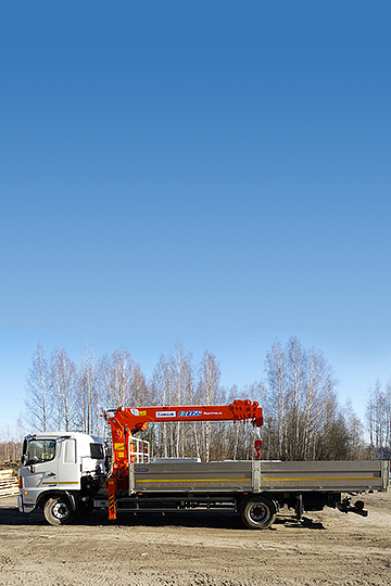 Манипулятор KANGLIM 1256G-II на шасси HINO 500 STA
