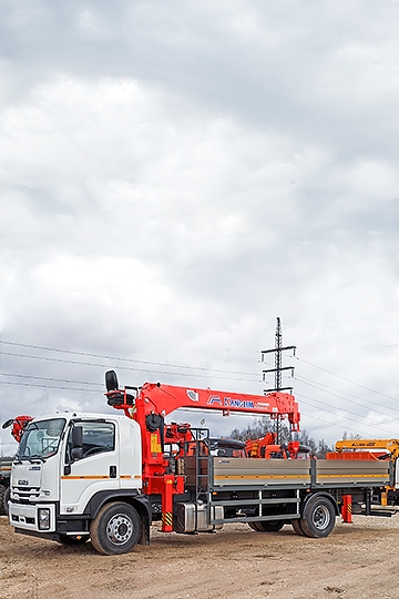 Манипулятор Kanglim KS-1256-G3 на шасси Isuzu