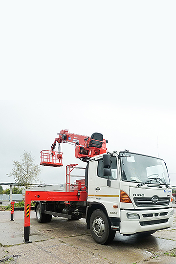 Манипулятор Kanglim KS1256 GII на шасси Hino 500