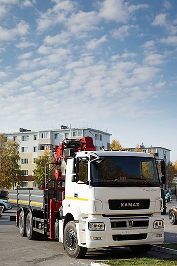 Манипулятор ML-805 (МП-805) на шасси КАМАЗ 65207