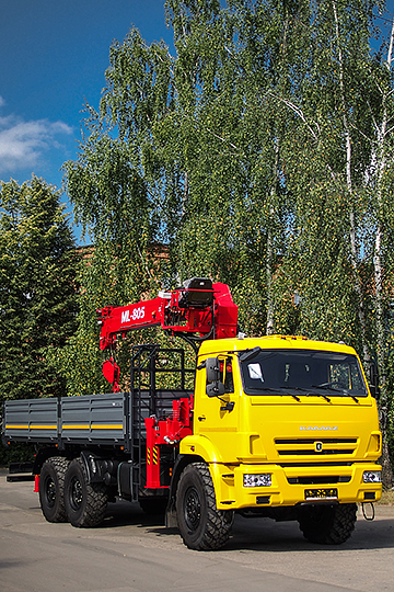 МАНИПУЛЯТОР ML-805 (МП-805) НА ШАССИ КАМАЗ 43118