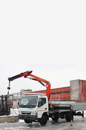 Манипулятор PALFINGER PK 11001K на шасси Fuso Canter